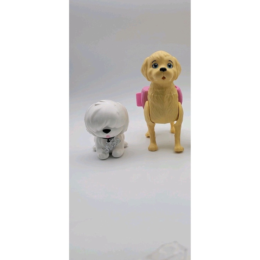 MATTEL OLD ENGLISH BOSS PUPPY PET BARBIE MINIATURES PRETEND DOG, WALK AND POTTY